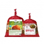 종가 생생유산균 포기김치 3.2kg x 2개+열무김치 900g/5천원 추가적립