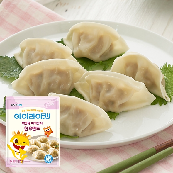 집으로ON 핑크퐁 한우만두 600g x2개