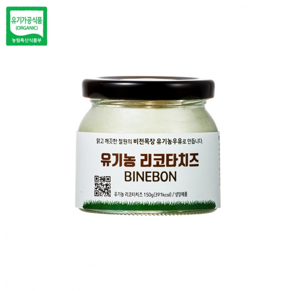 철원목장 수제 유기농 리코타치즈 150g x 2ea 당일새벽착유 1A등급원유 유기가공식품인증 철원목장 수제 유기농 리코타치즈 150g x 2ea 당일새벽착유 1A등급원유 유기가공식품인증