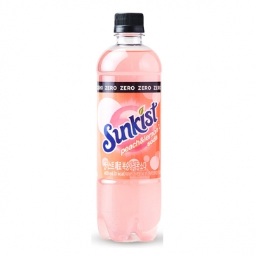 썬키스트 제로 복숭아레몬 소다 600ml 24개