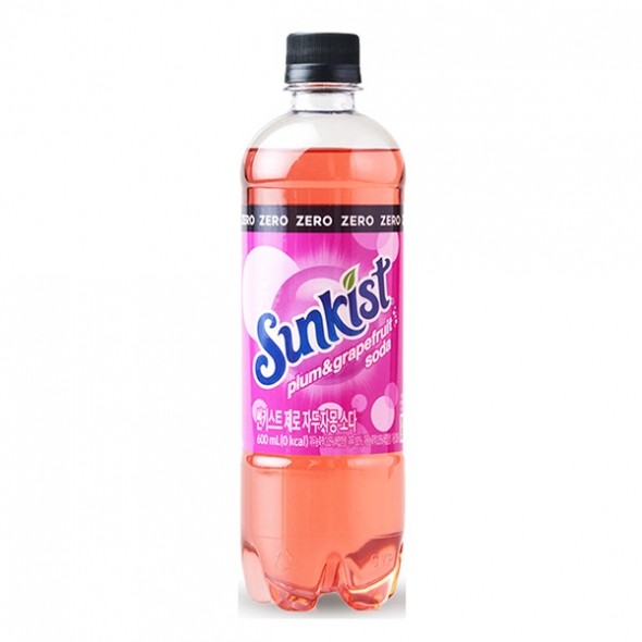 썬키스트 제로 자두자몽 소다 600ml 24개
