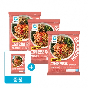 (3+1) 청정원 그레인보우 갈릭쉬림프 200g